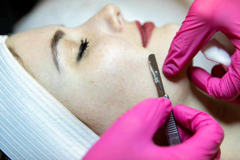 Dermaplaning Facial Waxing